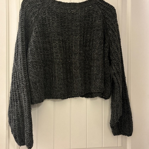 Kimchi Blue Charcoal Knit Sweater Small - Picture 5 of 5